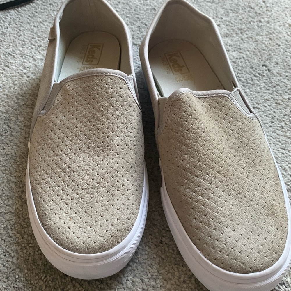 Keds suede sneaker. One minor spot as shown